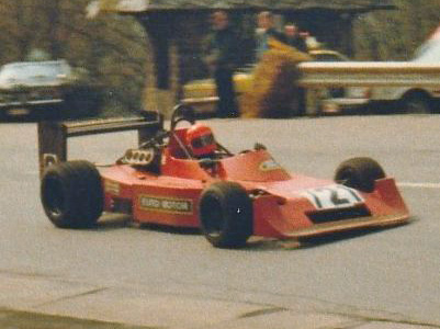Johny Krier in his ex-Ray Mallock March 75B at La Roche in Belgium in April 1980. Copyright Norbert Vogel 2026. Used with permission.